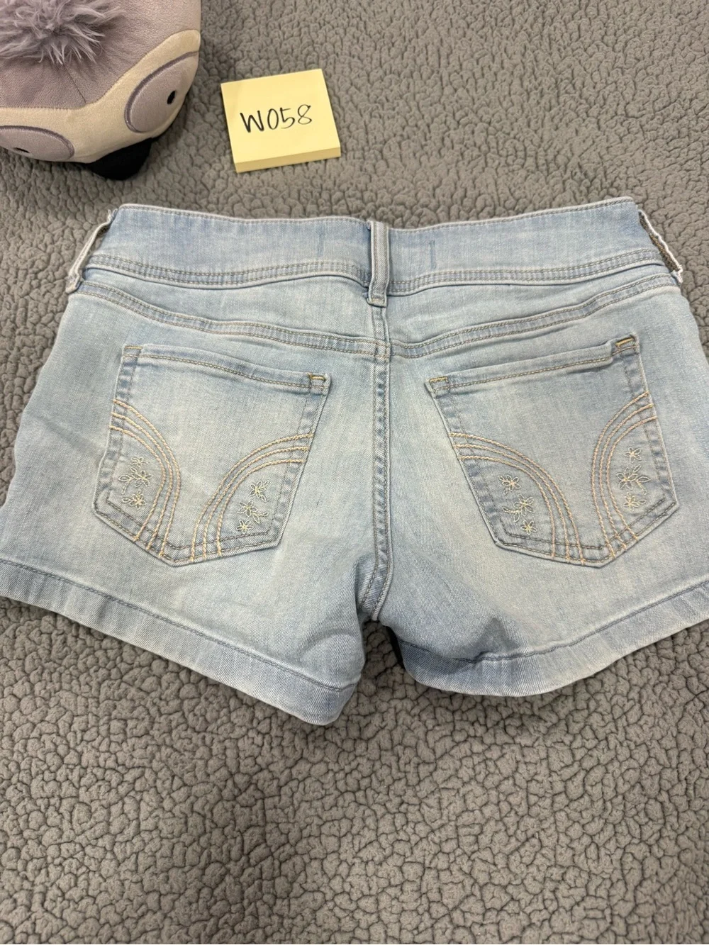 Hollister Light Wash Denim Jean Shorts
